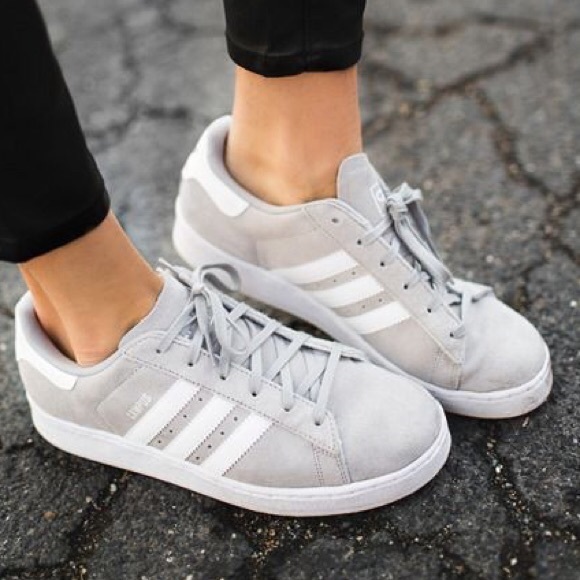 adidas grey campus shoes